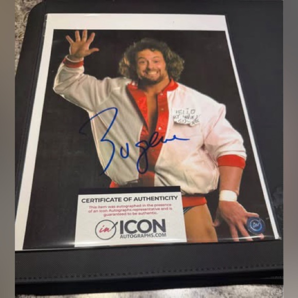 WWF’s Eugene 8x10 Auto COA